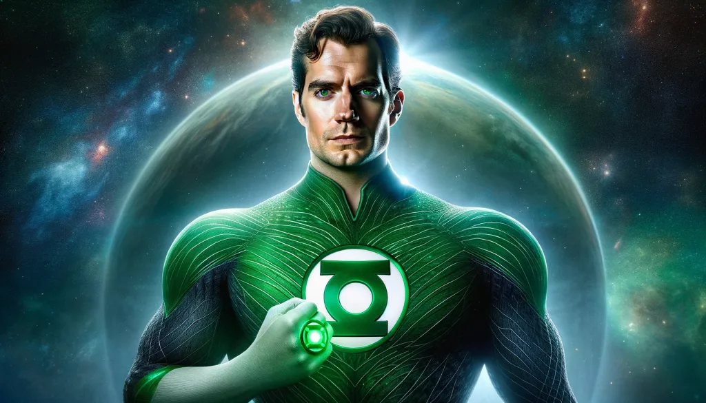 Henry Cavill como Lanterna Verde - Poltrona Nerd
