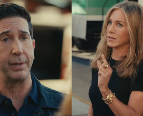 Jennifer Aniston e David Schwimmer superbowl
