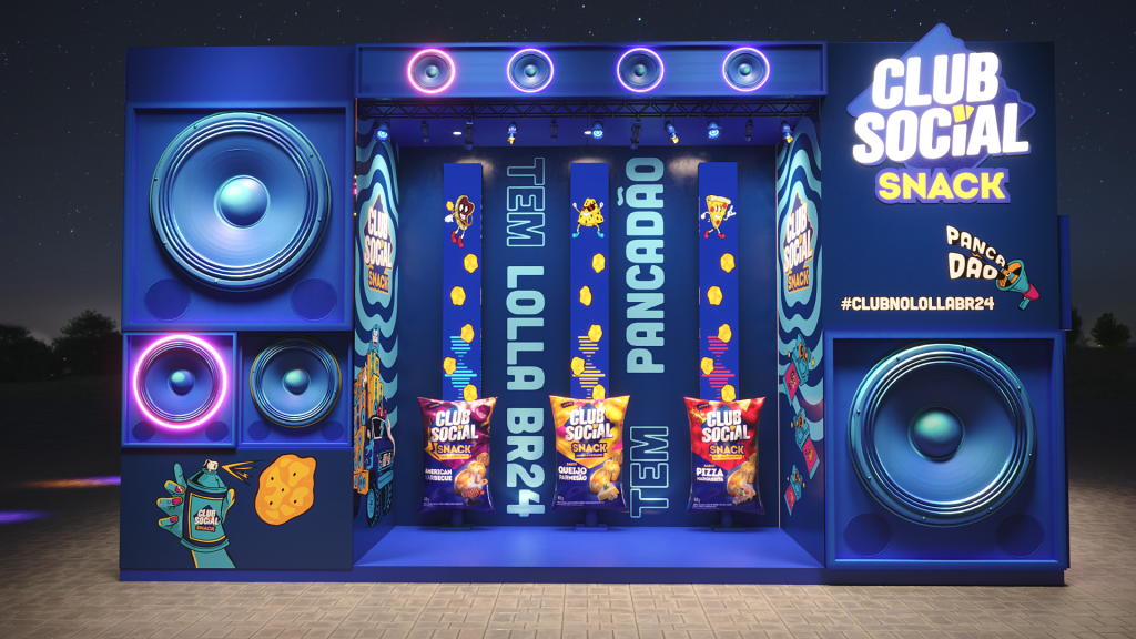 Conheça as ações de Club Social Snack no Lollapalooza Brasil 2024