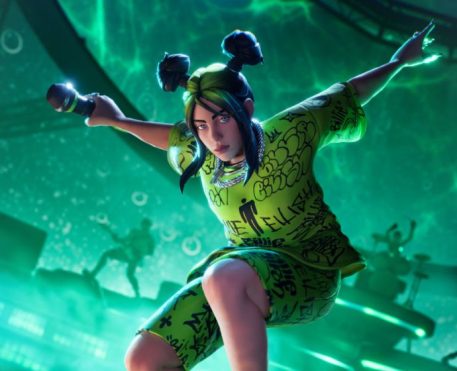 Billie Eilish está na terceira temporada do Fortnite Festival
