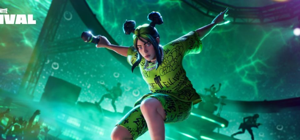 Billie Eilish está na terceira temporada do Fortnite Festival