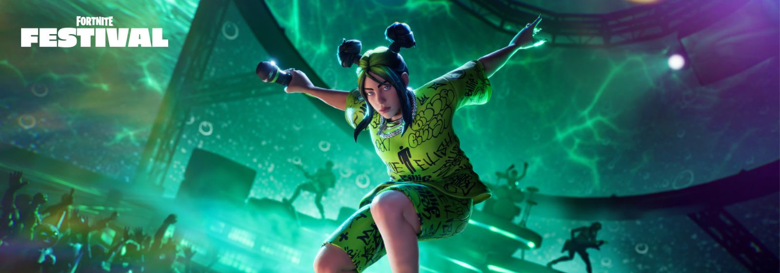 Billie Eilish está na terceira temporada do Fortnite Festival