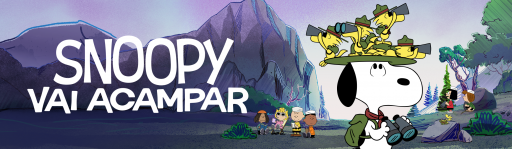 Snoopy Vai Acampar