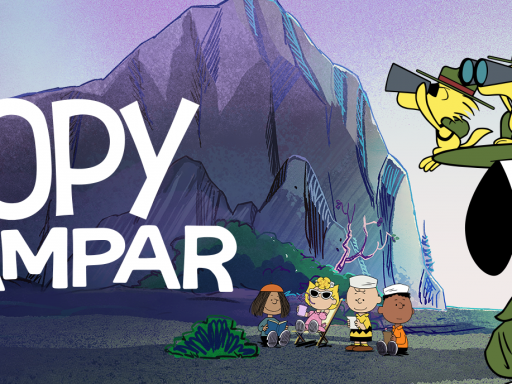 Snoopy Vai Acampar