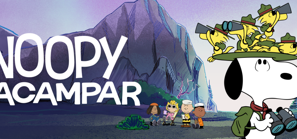 Snoopy Vai Acampar