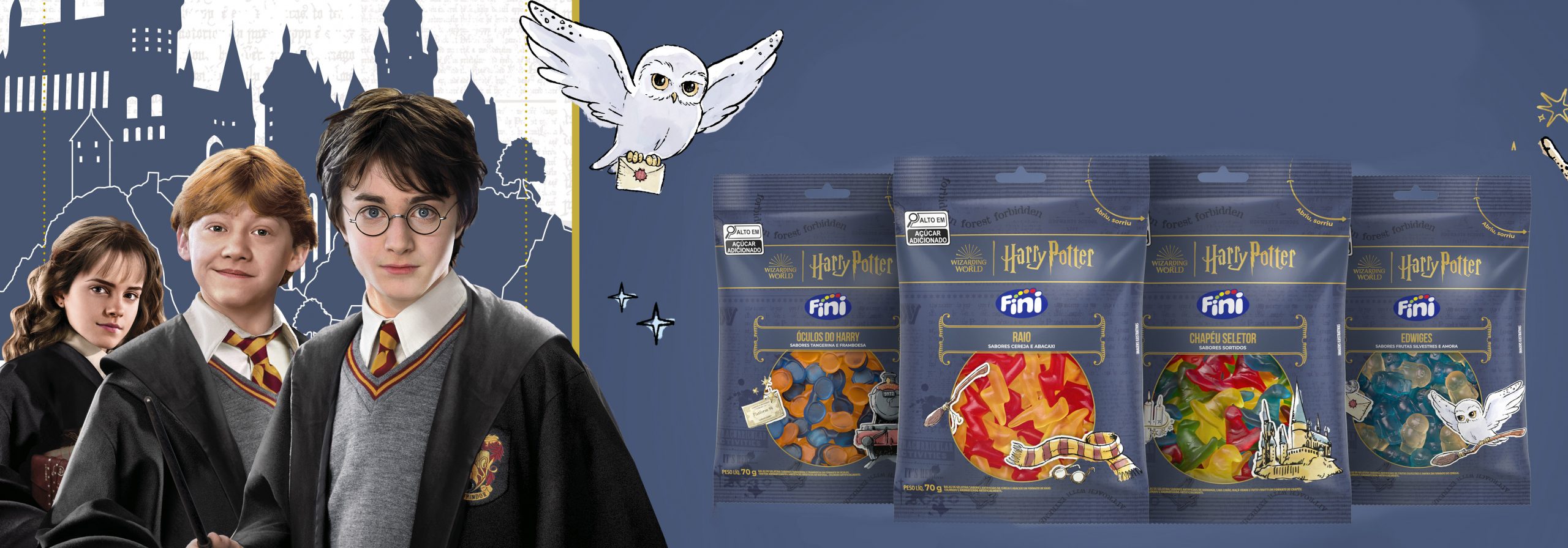 Fini lança linha de produtos Harry Potter exclusiva para o Brasil