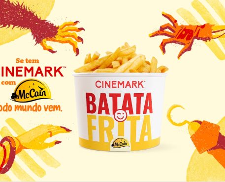 Cinemark e McCain se unem para trazer o balde de batata frita para o cinema!