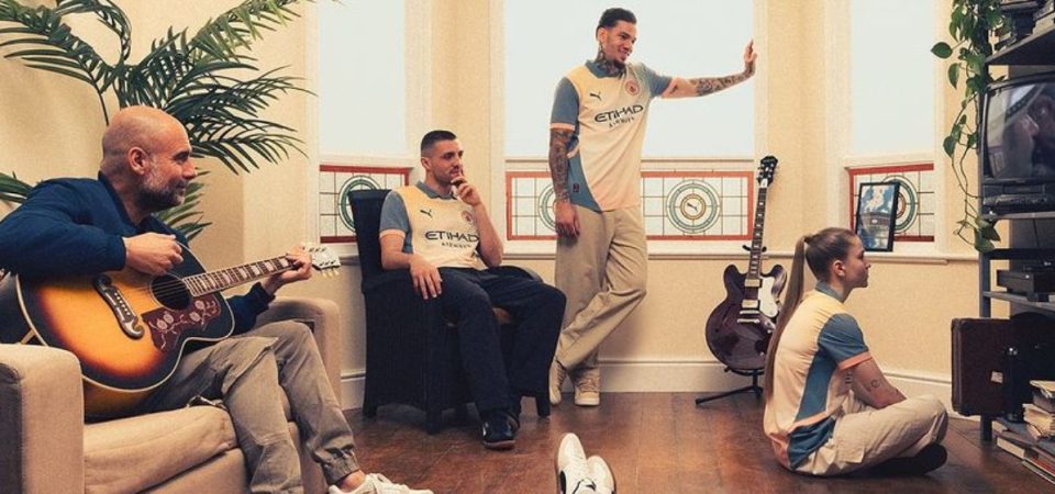 Manchester City lança nova camisa inspirada em álbum do Oasis