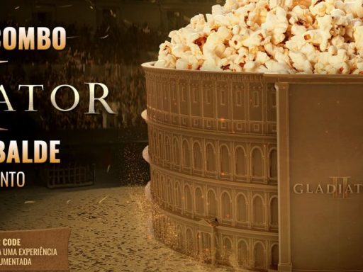 Cinemark apresenta balde colecionável do Coliseu para o lançamento de Gladiador II