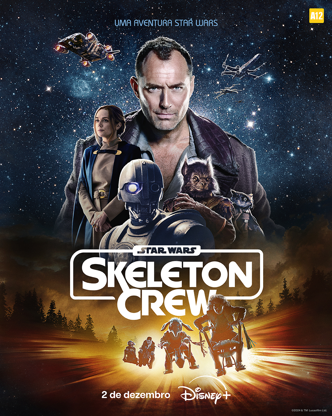 Star Wars: Skeleton Crew ganha nova data de estreia no Disney+
