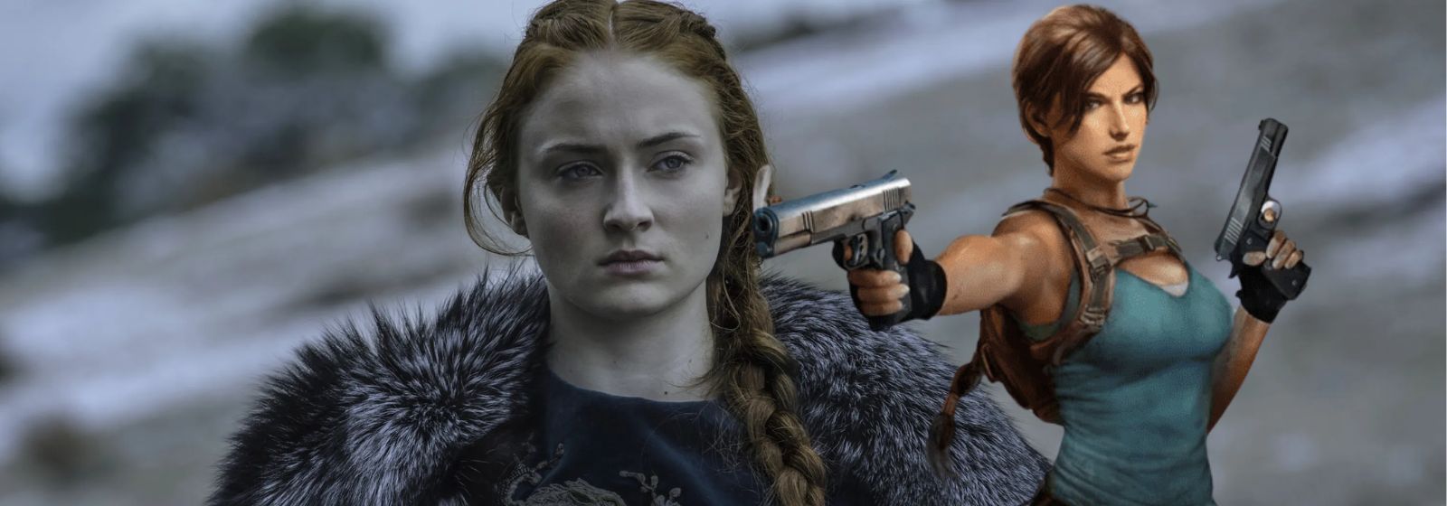 Sophie Turner foi a escolhida para viver Lara Croft na série Tomb Raider