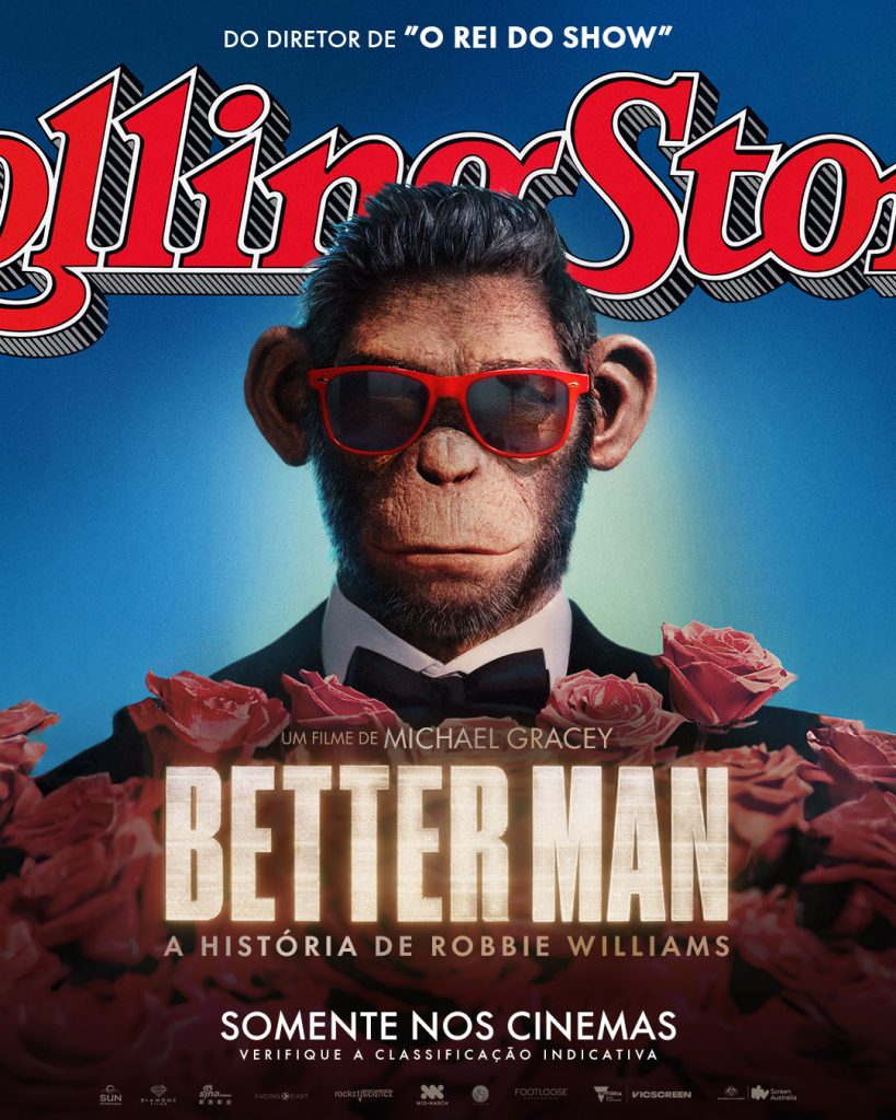 Better Man, cinebiografia de Robbie Williams, ganha novo pôster e data de estreia 