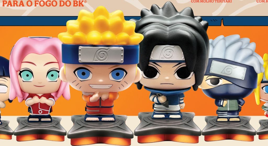Burger King lança novo combo em parceria com Naruto