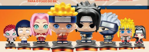 Burger King lança novo combo em parceria com Naruto