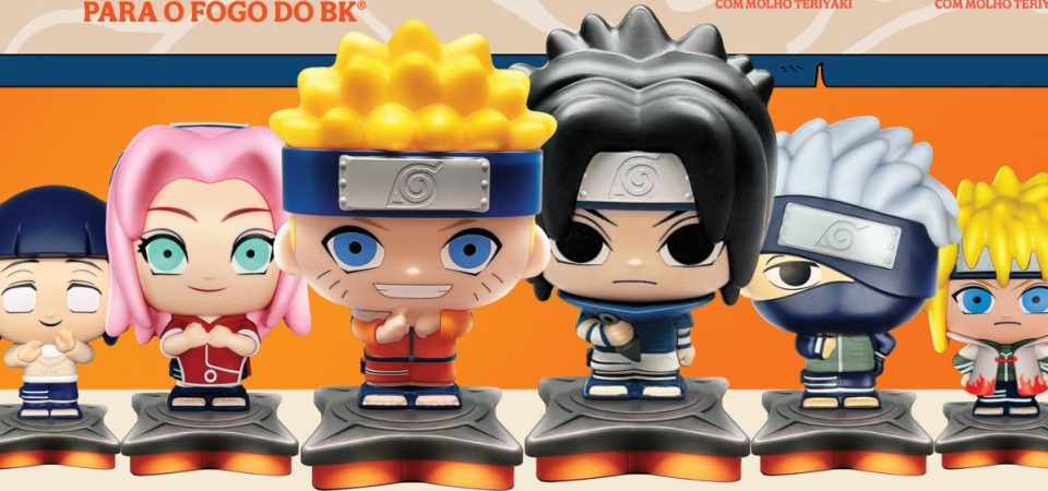 Burger King lança novo combo em parceria com Naruto
