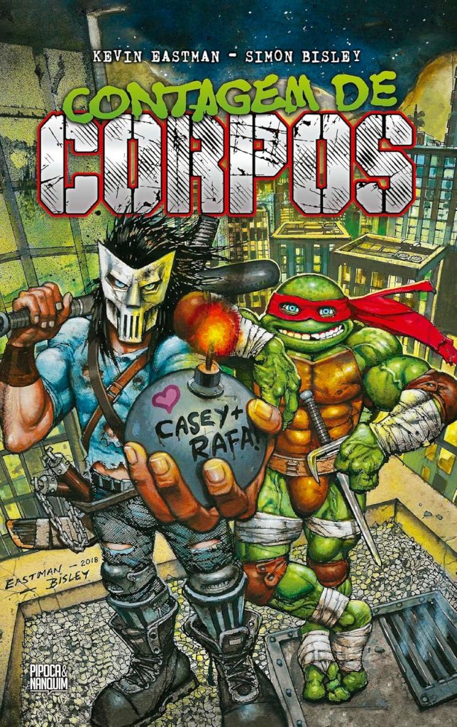 Ler é Bom, Vai! Contagem de Corpos, de Kevin Eastman e Simon Bisley