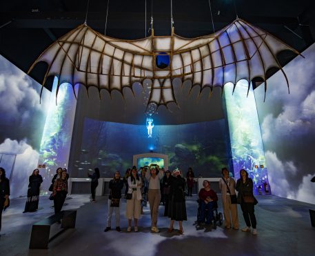 Últimas semanas para visitar a exposição Leonardo da Vinci no Visualfarm Gymnasium