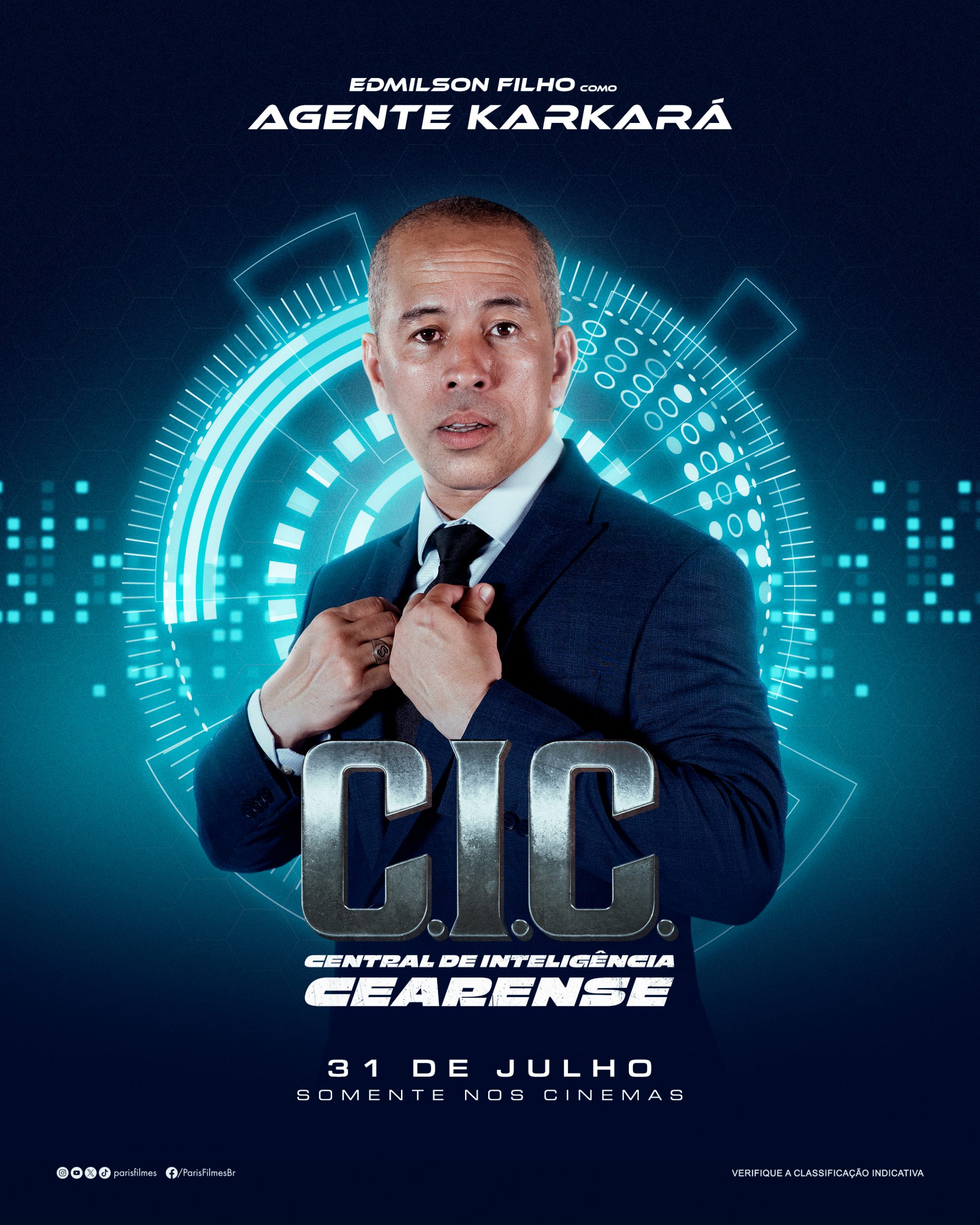 C.I.C. – Central de Inteligência Cearense ganha cartazes oficiais e data de estreia