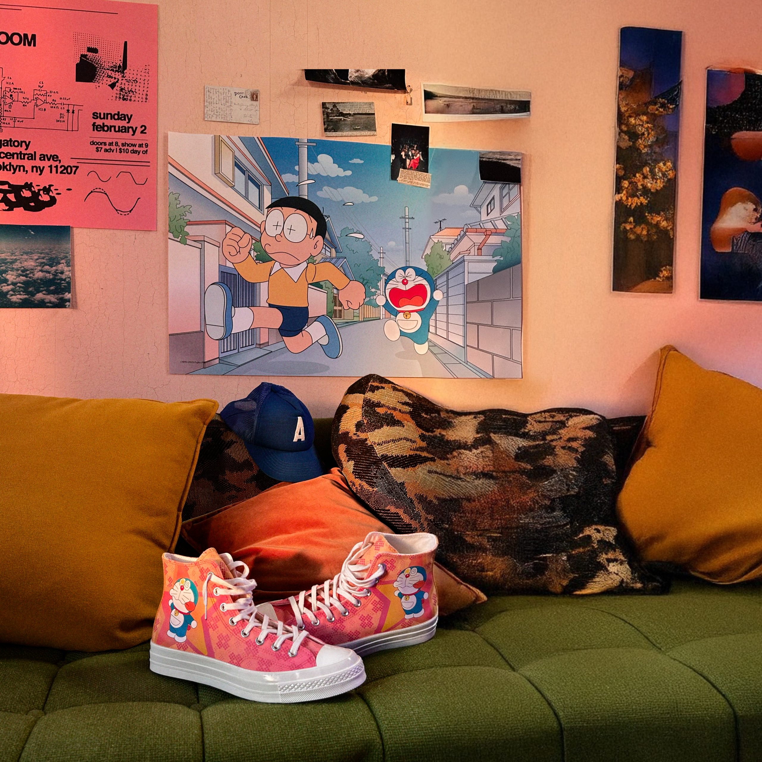 Converse lança coleção divertida com Doraemon