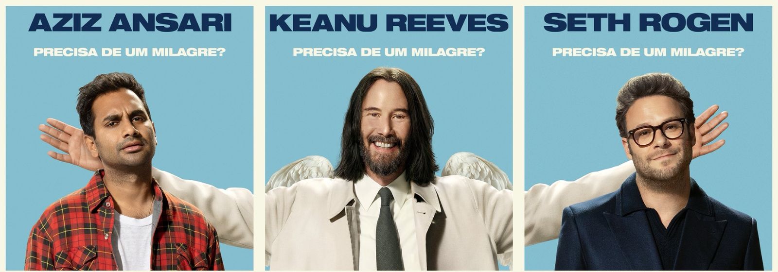 Veja o trailer de Quando o Céu se Engana, comédia com Aziz Ansari e Keanu Reeves