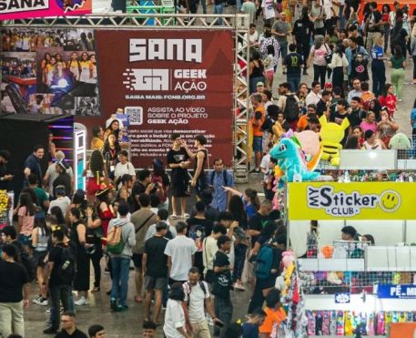 Sana 25 anos: projeto GeekAção deve levar 30 mil jovens da rede pública ao maior evento geek do Norte e Nordeste