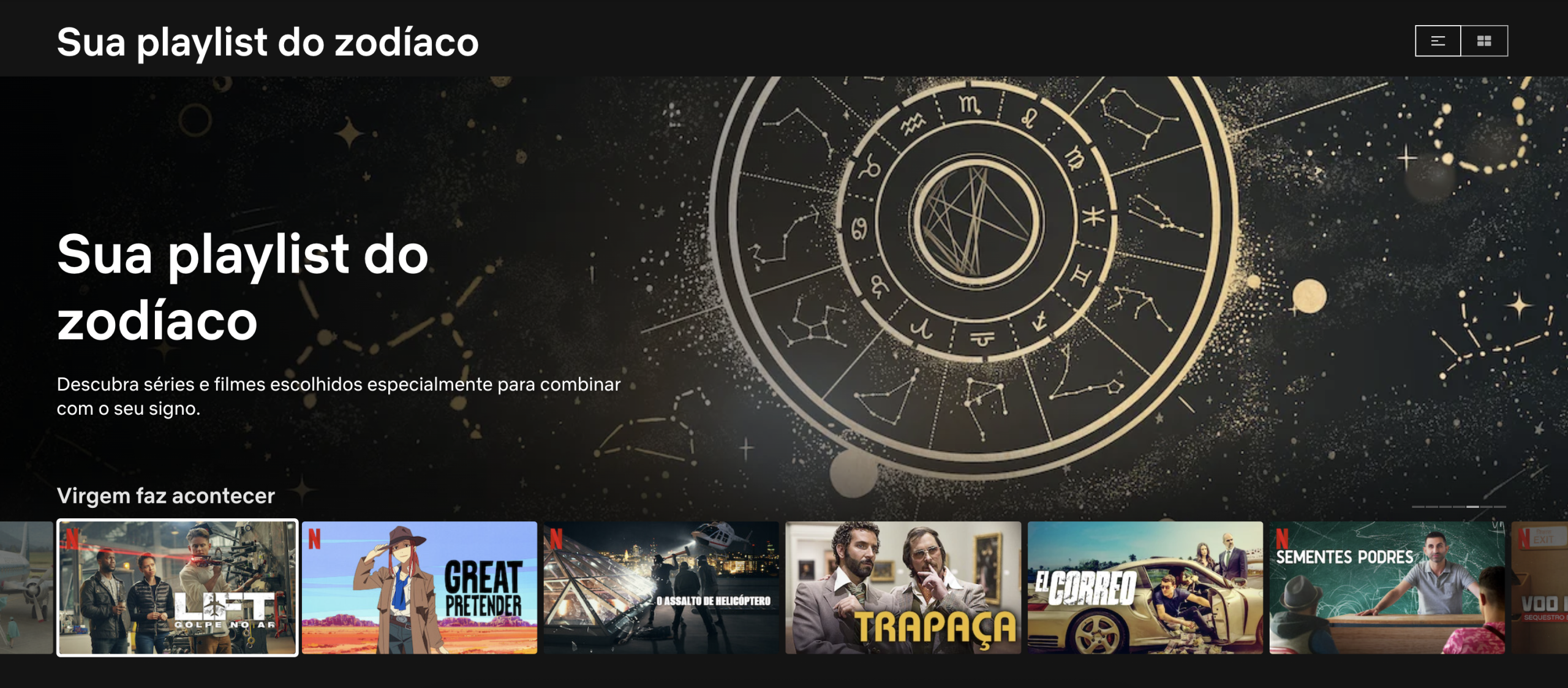 Netflix lança coleção de filmes e séries inspirada nos signos do zodíaco