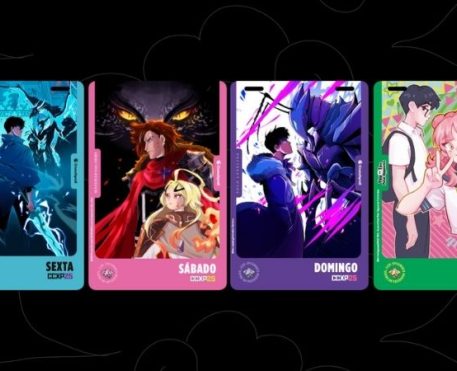 CCXP25 anuncia credenciais com ilustrações de Solo Leveling e novas séries da Crunchyroll