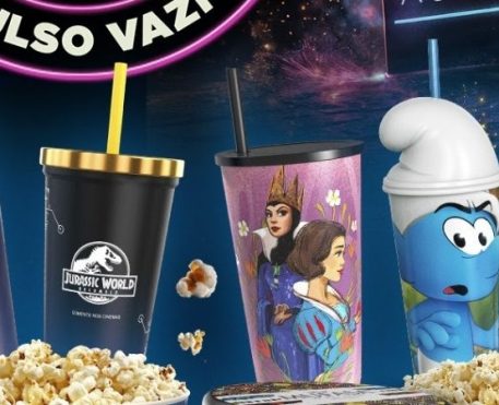 UCI divulga promoção de copos e baldes colecionáveis por R$15 durante Semana do Cinema