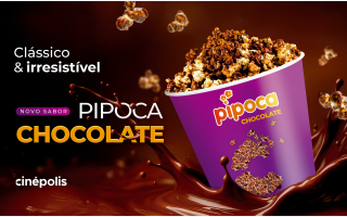 Cinépolis lança novo sabor pipoca chocolate