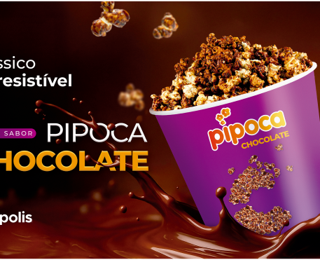 Cinépolis lança novo sabor pipoca chocolate