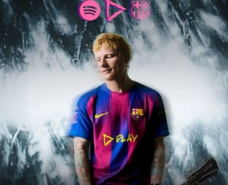 Barcelona vai estampar logo do novo álbum de Ed Sheeran