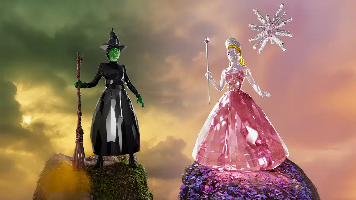 Wicked: Parte II | Swarovski lança estatuetas de Glinda e Elphaba