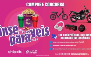 Cinépolis e Coca-Cola lançam campanha com sorteio de prêmios