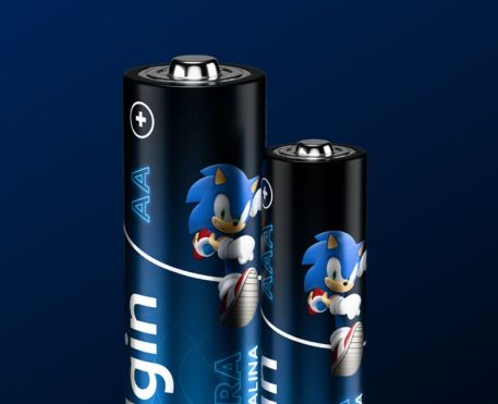 Elgin lança nova linha de Pilhas Ultra Alcalinas do mascote Sonic