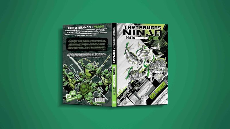 Tartarugas Ninja: Preto, Branco e Verde reinventa o legado dos mutantes com estilo e liberdade artística
