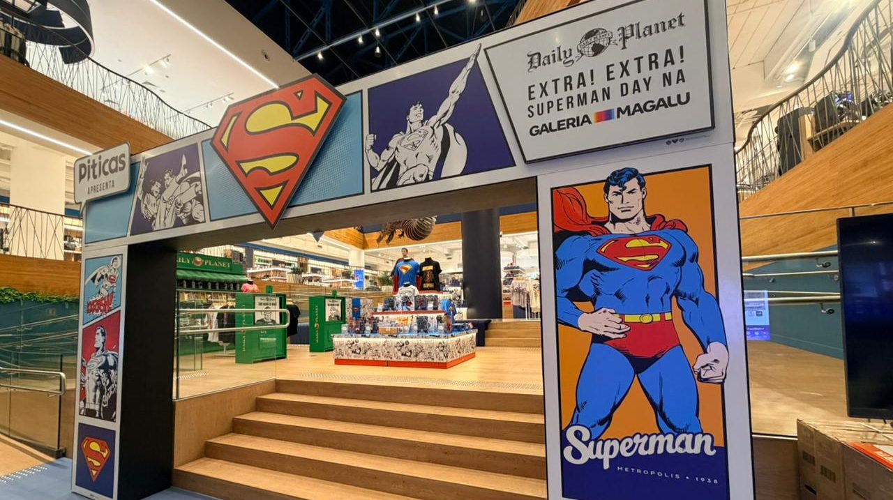 Piticas e Galeria Magalu lançam experiência do Superman