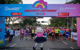 Sanrio realiza 2ª edição da Corrida Hello Kitty and Friends Fun Run