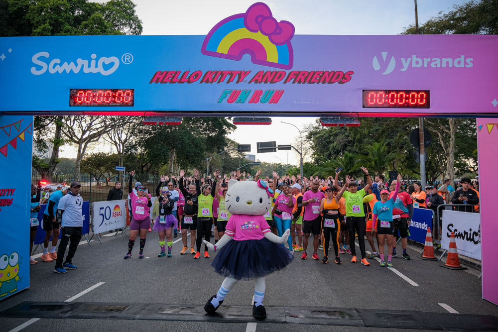 Sanrio realiza 2ª edição da Corrida Hello Kitty and Friends Fun Run