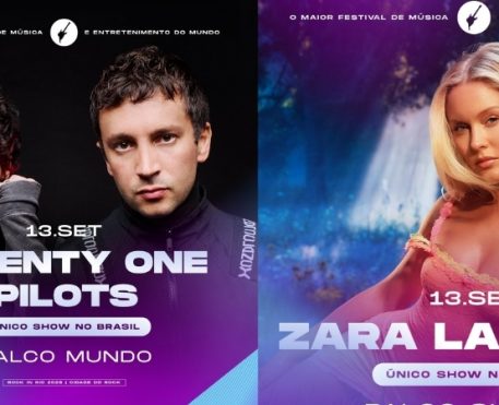 Twenty One Pilots e Zara Larsson são anunciados no último dia de Rock in Rio