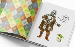 Grogu para pequenos leitores em novos livros Star Wars