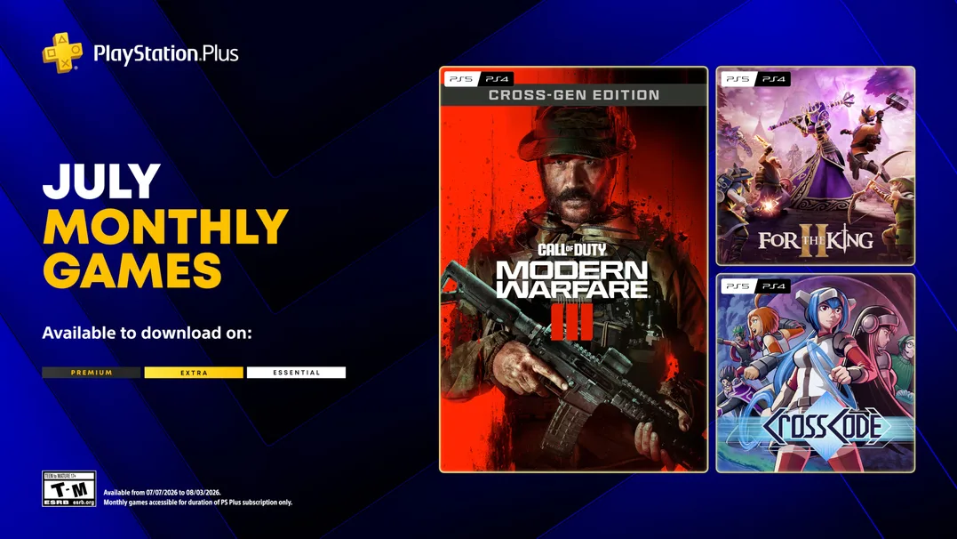 PlayStation anuncia os jogos da PS Plus do mês de julho