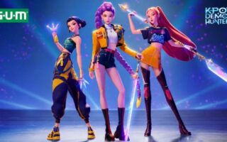 GUM lança linha de higiene bucal infantil das Guerreiras do K-pop