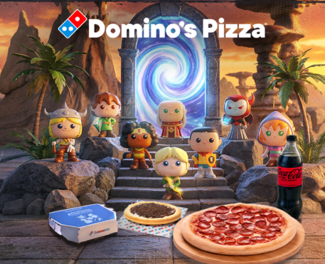 Domino’s lança combos inspirados na clássica animação Caverna do Dragão