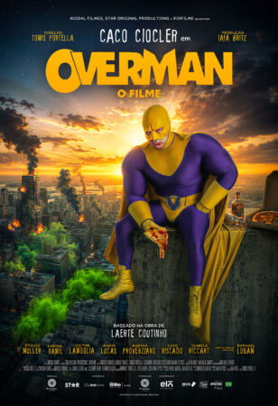 Caco Ciocler é super-herói brasileiro no cartaz oficial de Overman