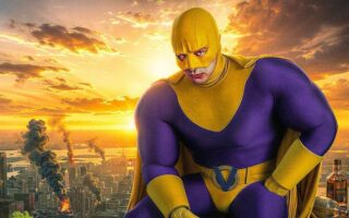Caco Ciocler é super-herói brasileiro no cartaz oficial de Overman