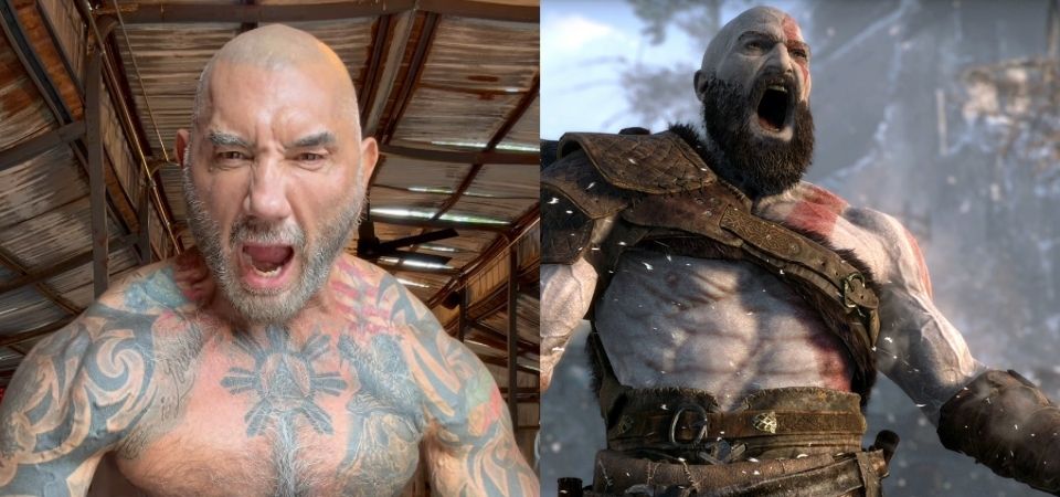 God of War | Dave Bautista mostra início do treinamento para viver Kratos