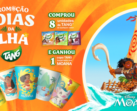 Tang lança promoção com itens inspirados em Moana