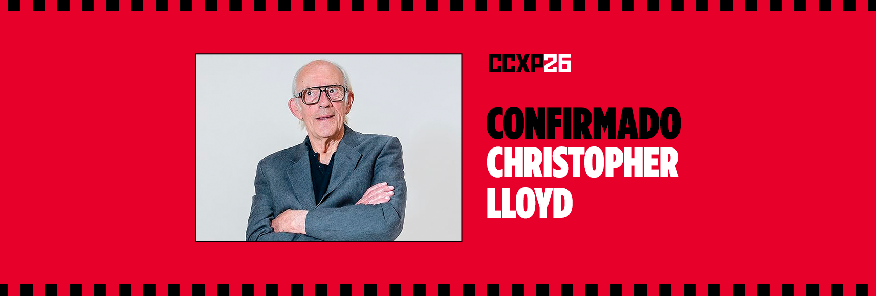 CCXP26 confirma presença de Christopher Lloyd