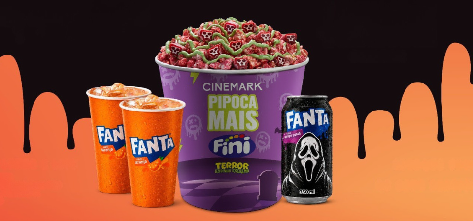 Cinemark lança combo especial de Halloween com Fini e Fanta