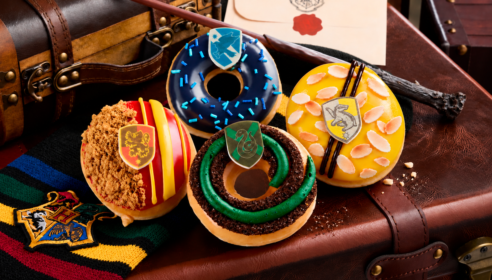Krispy Kreme lança edição especial de donuts inspirada em Harry Potter